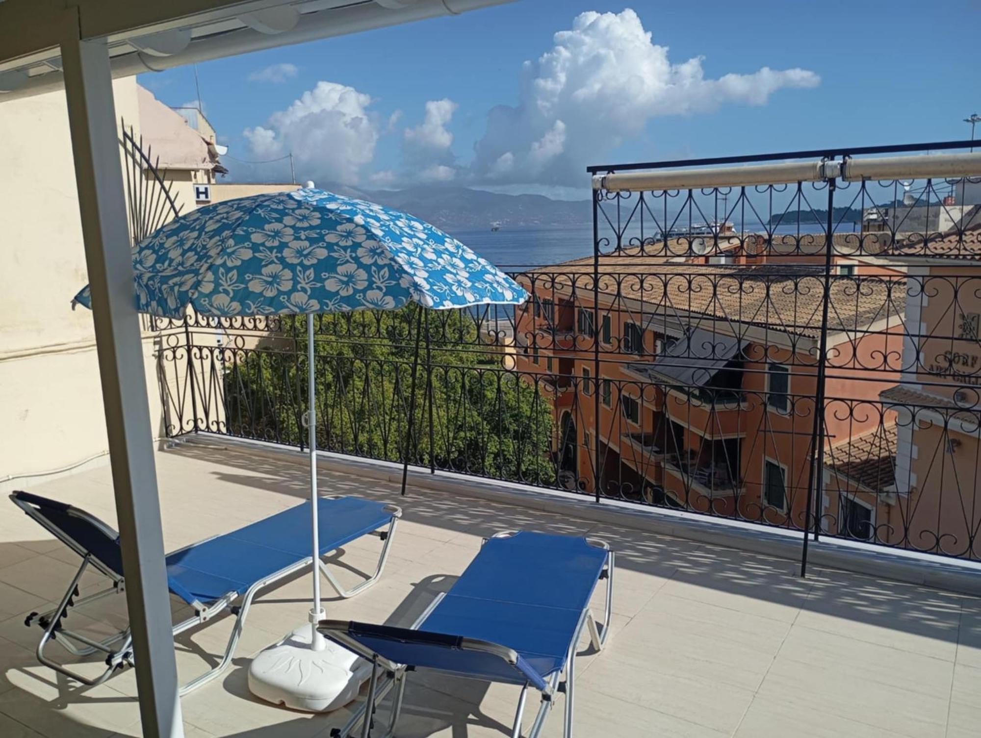 Kiki'S Penthouse Apartment Corfu  ภายนอก รูปภาพ